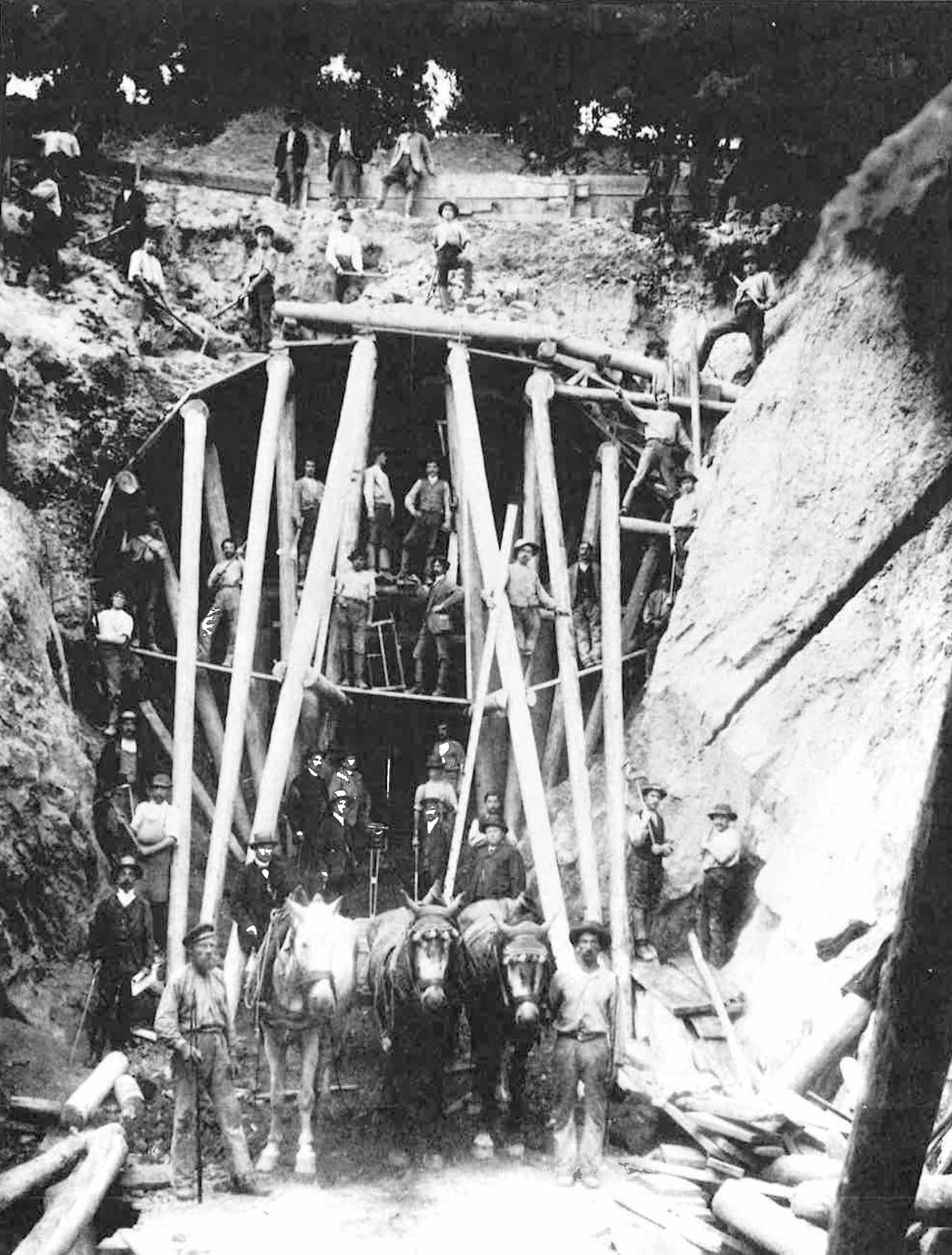 Rossaro-Tunnelbau